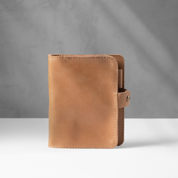 Leather Cable & Tech Organiser (Electronic Travel Pouch) - Caramel - 1